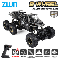 ZWN 1:12 RC Car With Lighting And Rechargeable 2.4G Radio Remote Control Alloy Buggy Off-Road Trucks Boys Toys for Children