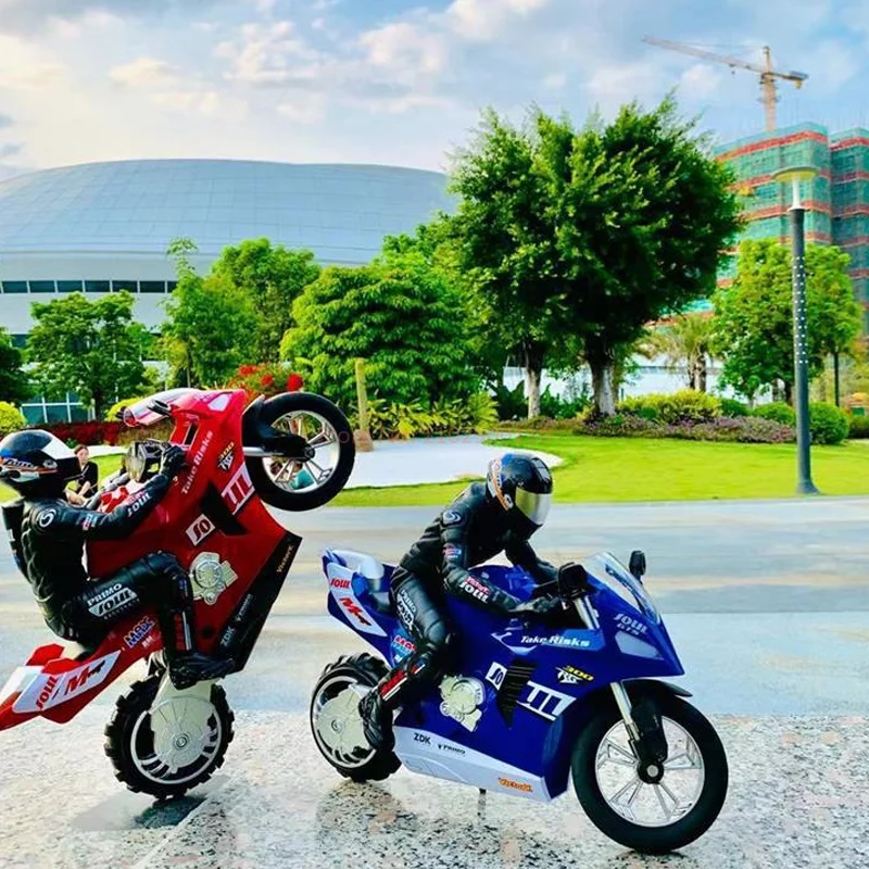 Rc motocicletas motor elétrico carros rc de alta velocidade 4ch controle remoto corrida motocicleta deriva carro crianças natal festival presente