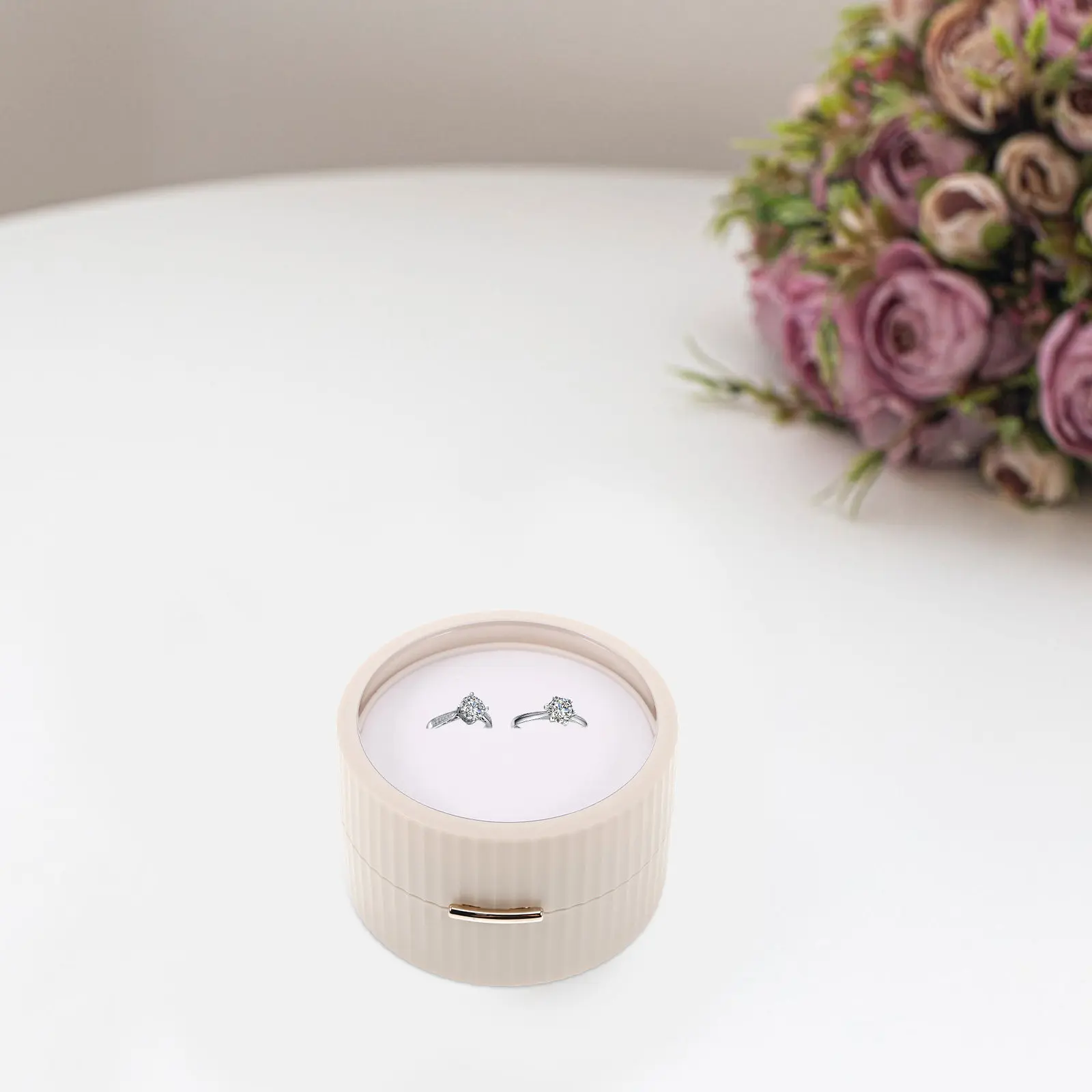 

Portable Jewelry Box Organizer Necklace Bracelet Earrings Storage Container Small Trinket Case Drawer Small Jewelry Box