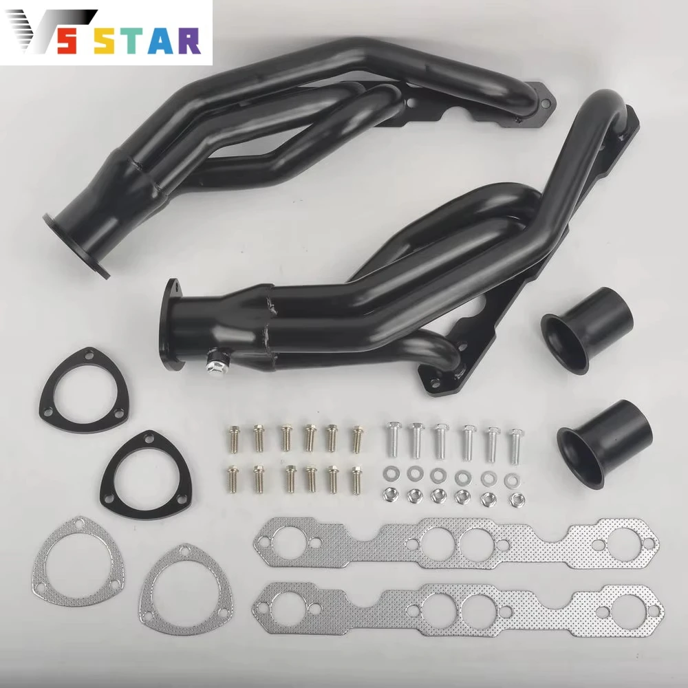 Collettore intestazione in acciaio inossidabile di alta qualità per motore CHEVY GMC 5.0L 5.7L V8 1988-1997 CD Nero EH-28022