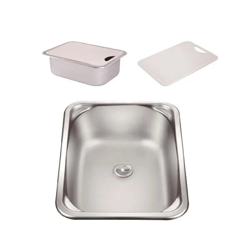 

280*380*136mm Stainless Steel Sink with Plastic Lid GR-566 Boat Caravan RV