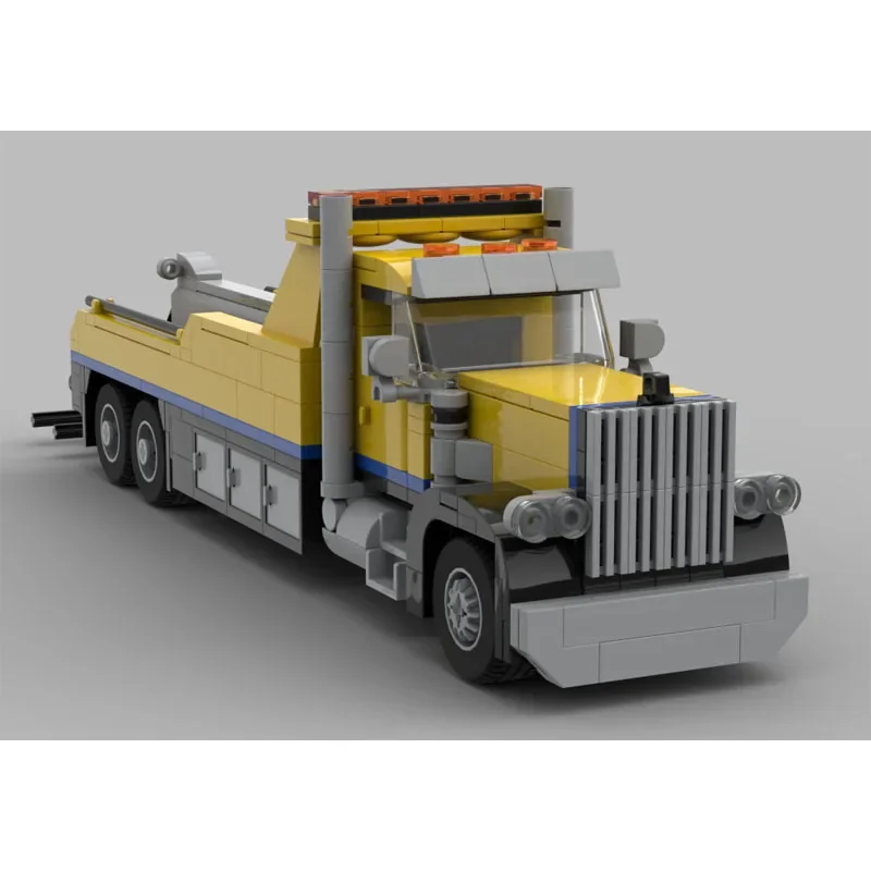 MOC-66960 Transport Trailer Truck Series Building Block Model 451 Parts MOC Creative Boy Birthday Building Block Toy Gift