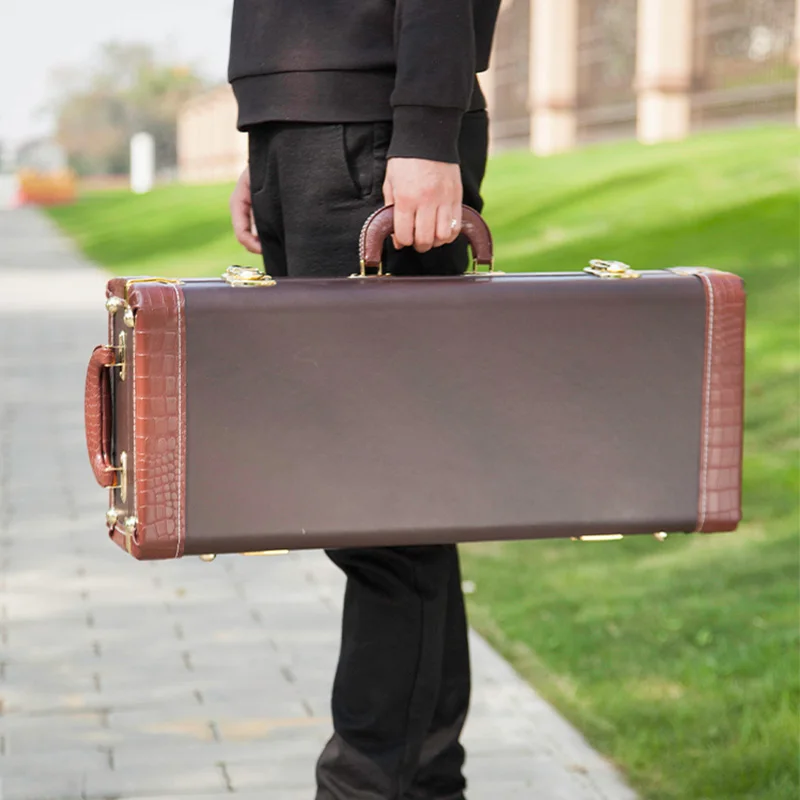 E-Flat Alto Saxophone Special Suitcase Hard Box Musical Instrument Backpack Satchel - Accompanying Case for Saxophonists