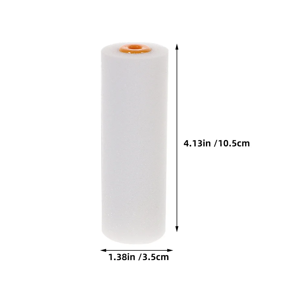 10 قطعة 4 بوصة الإسفنج رغوة رؤساء عالية الكثافة استبدال يغطي ل أدوات طلاء جدران مجموعة الأسطوانة الصغيرة رغوة بكرة طلاء الجدار