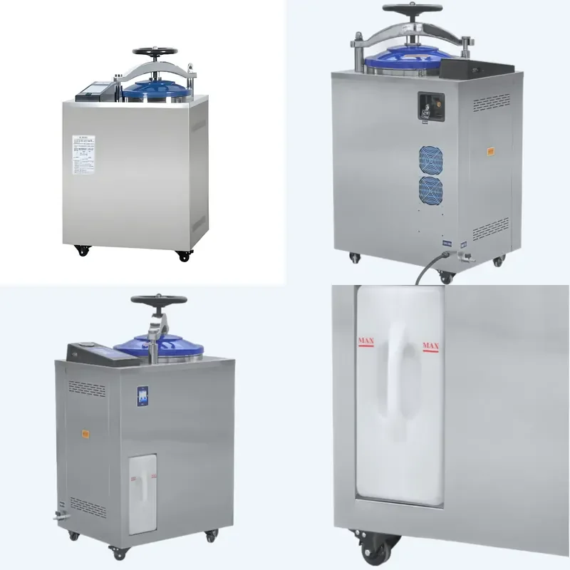 Automatic Control Internal Air Circulation Vertical Steam Autoclave with Dry Function 304 Stainless Steel