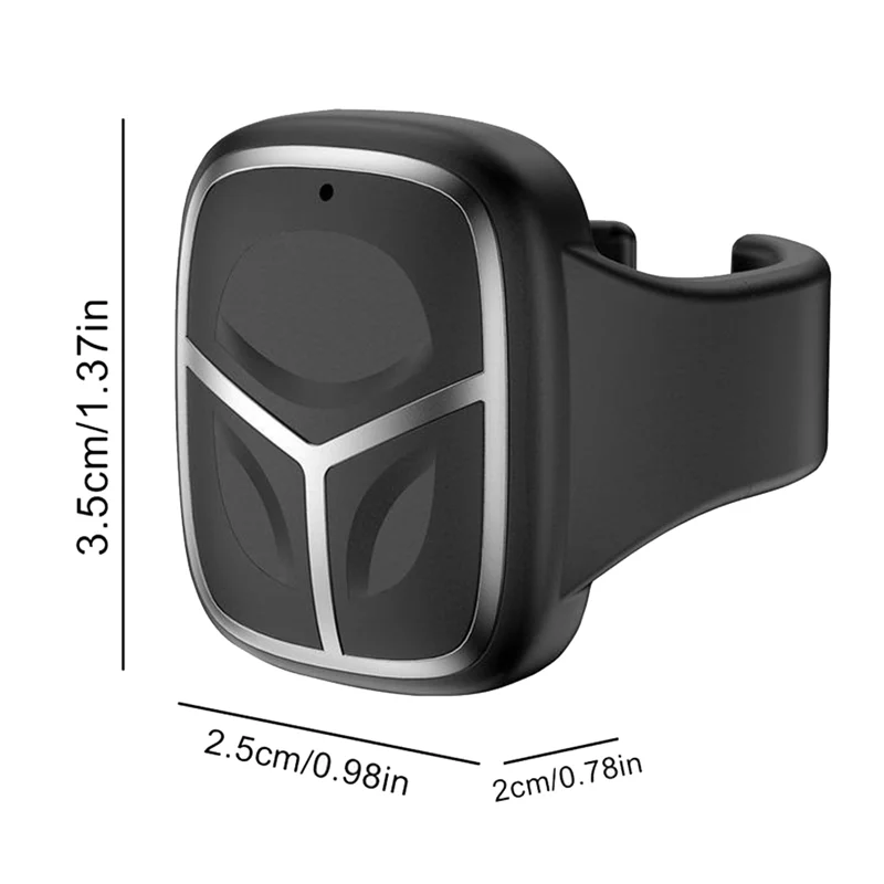 HFES البلاستيك اللاسلكية التحكم عن بعد خواتم قابلة للشحن كاميرا مصراع Selfie زر للهاتف الخليوي عن بعد الفرس صفحة تيرنر