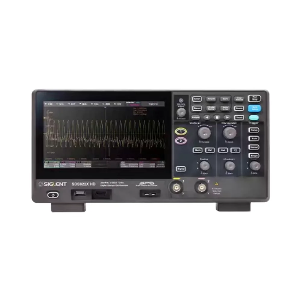 

Siglent SDS822X HD High-Resolution Digital Oscilloscope 200MHz 2GSa/s 12-bit 2 Channels