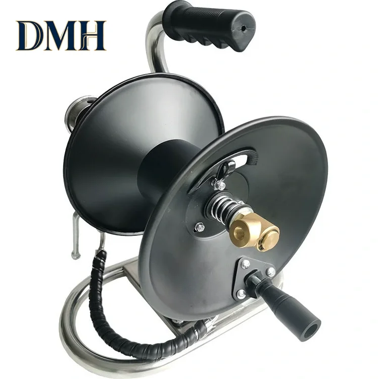 

DMH .Handheld Pressure Pipe Winder Pipe Cleaner Hand Crank Reel Pipe Collector