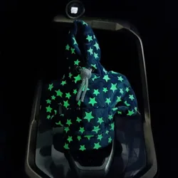 1PC Car Manual Automatic Universal Shift Lever Interior Decor Gear Shift Hoodie Cover Shift Cover Car Gear Handle Decoration