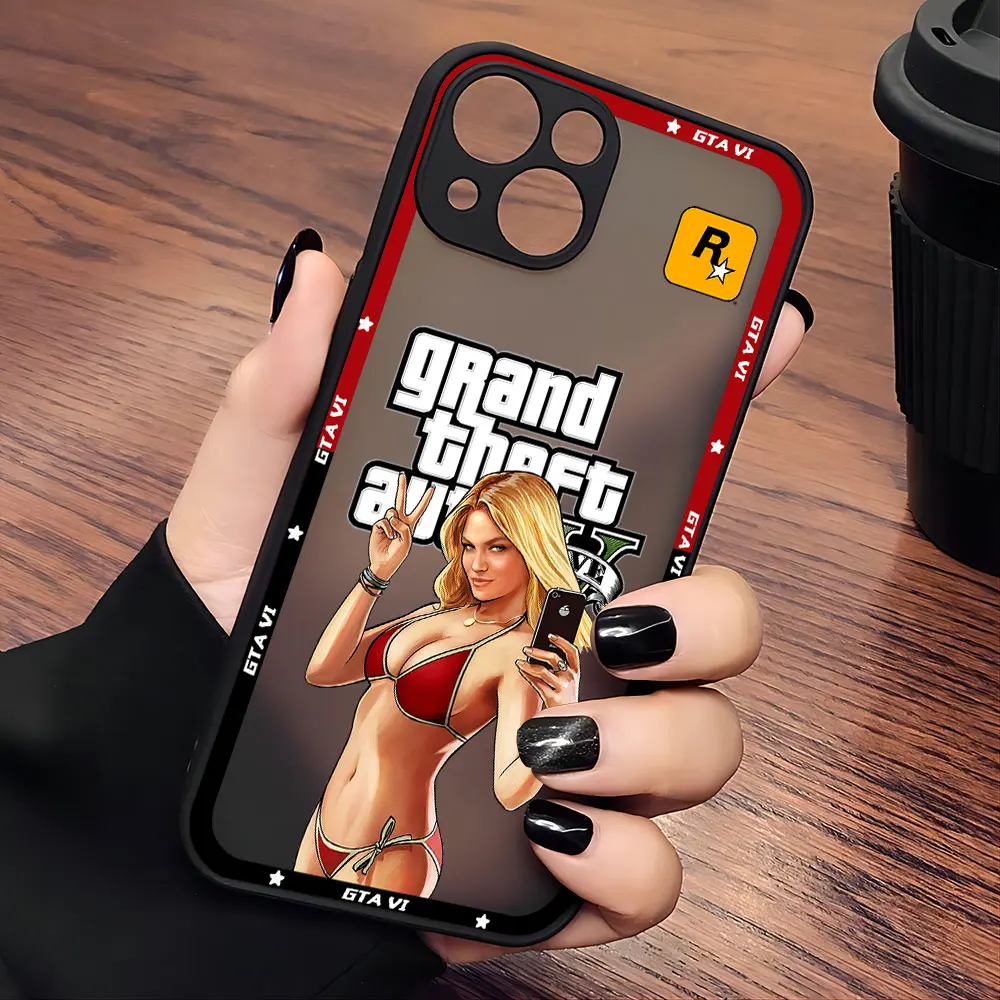 حافظة لهاتف آيفون 17 16e 16 15 14 13 12 11 Pro Air Max XR XSMax 7 8 6s Plus غطاء خلفي شفاف غير لامع