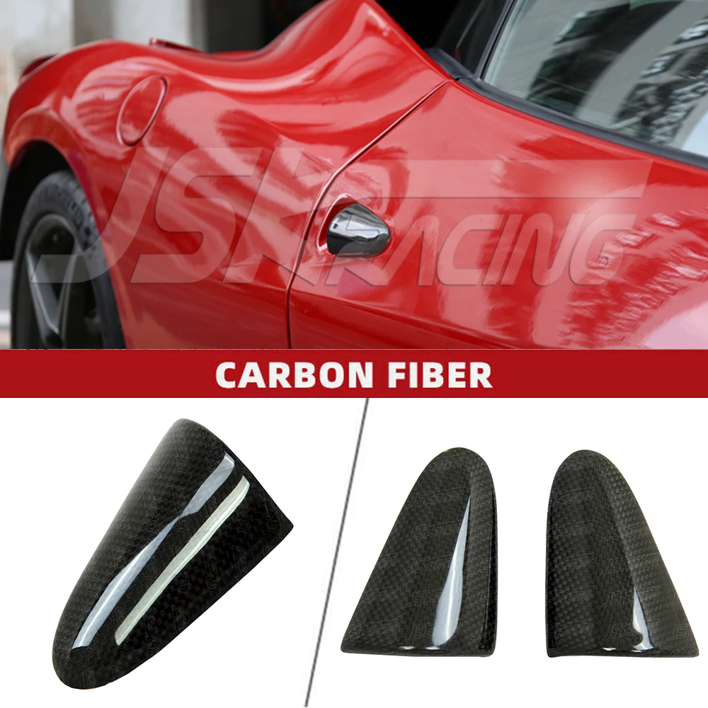 Dry Carbon Fiber Door Handle Kits For Ferrari 458 Italia And Spider And Speciale 2011-2016