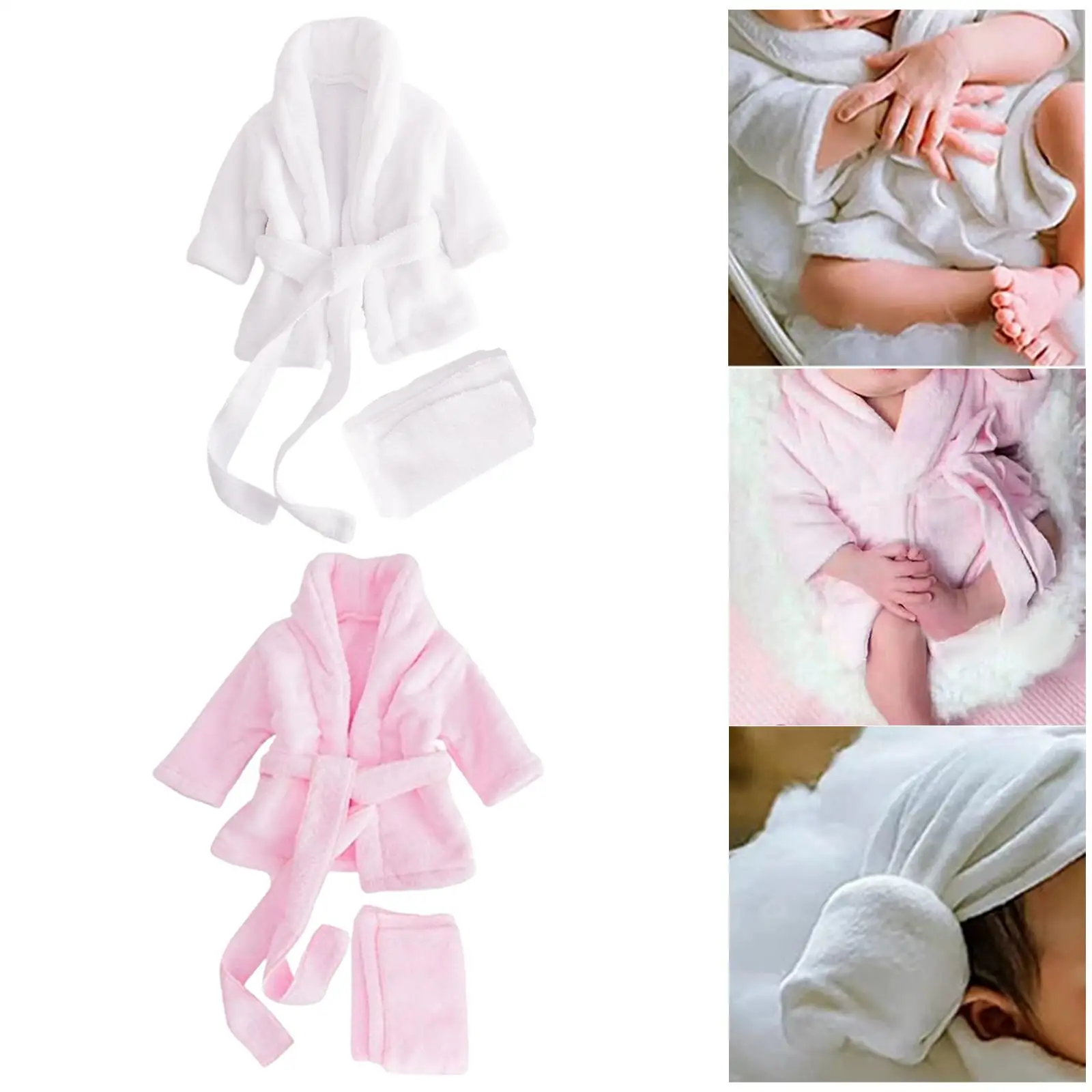Accessoire de photographie confortable pour bébé, ensemble de costumes pour Posing Photo, Robe, serviette de bain