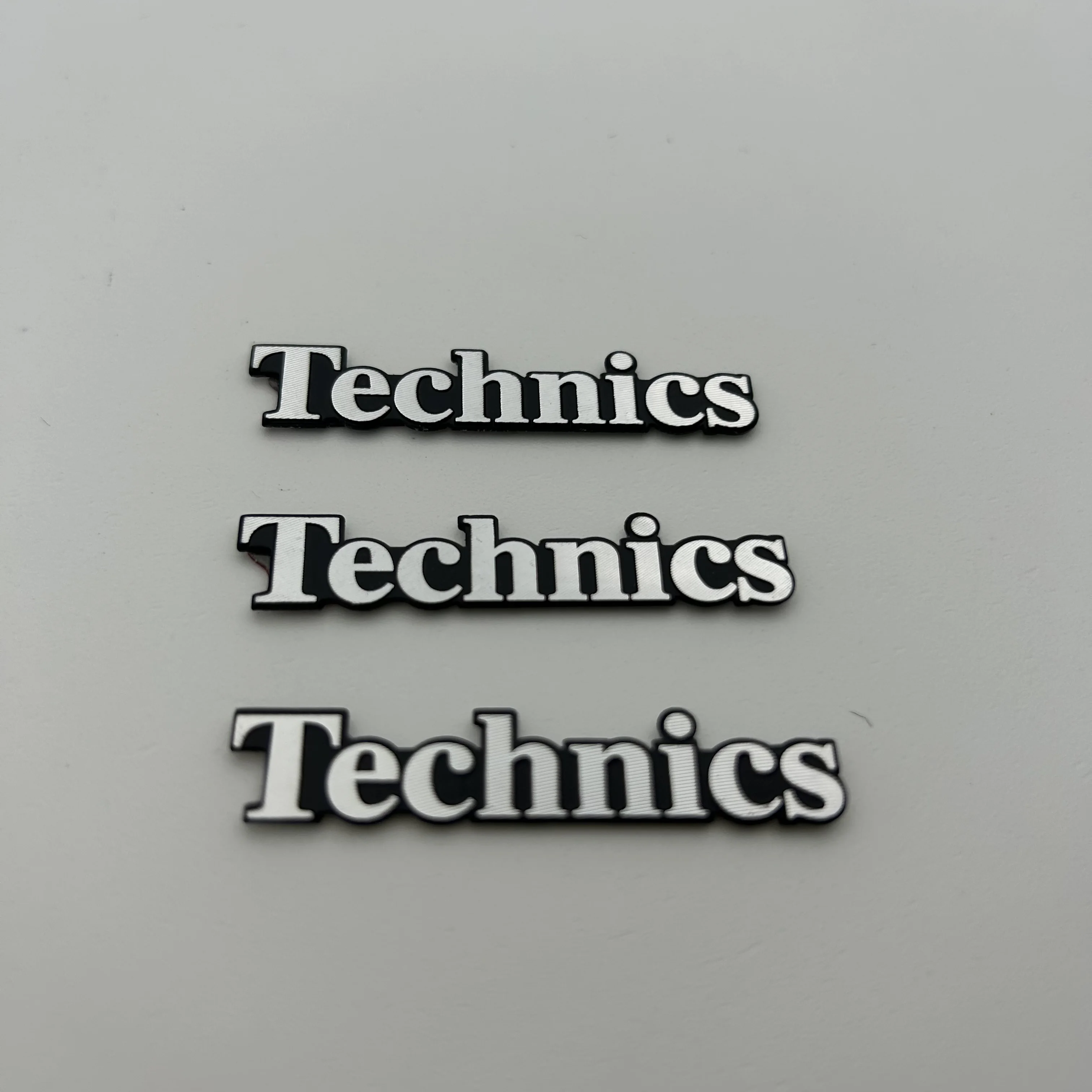 

1/4/10pcs technic Speaker aluminum sticker technics car styling stereo speaker badge emblem Sticker Car Accessorie