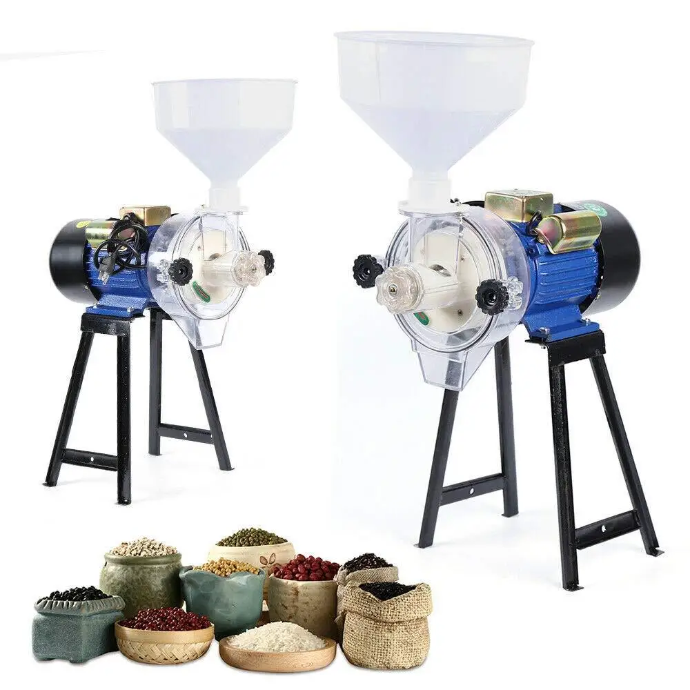 Electric Wet Grinder Mill Machine Cereals Rice Corn Wheat Coffee 110V US 2200W