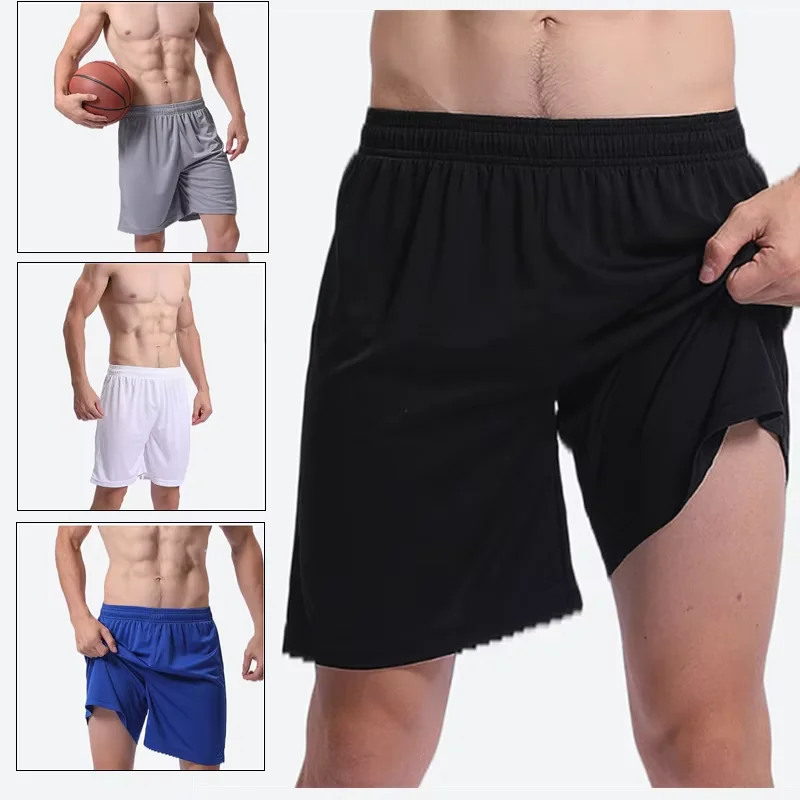 

Fashion Running Shorts Boxers Gym Men Short Pants Workout Men Elastic Sports Running Middle-aged Young Large Outdoor Pants Moto