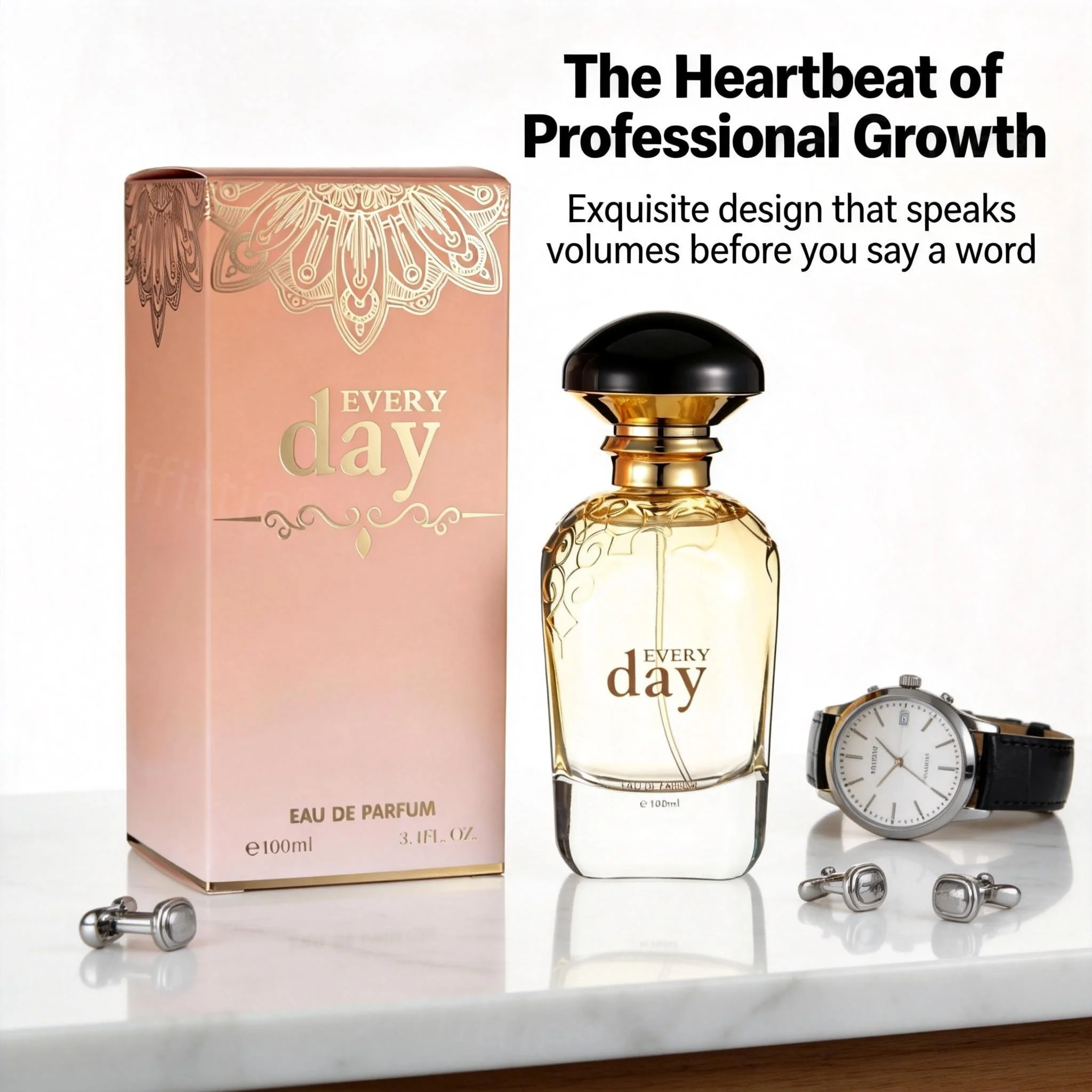 Executive Pear Bergamot Poise EDP 100ml 3.4oz, Long Lasting Balanced Scent, Polished Office Wear, Refined Accent for Commute