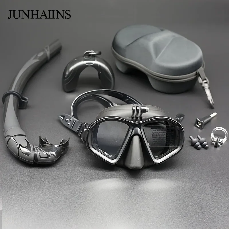 Two-Window Tempered Glass Freediving Mask product image