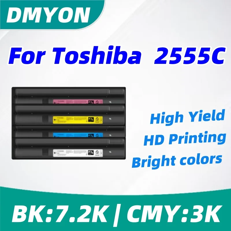 4Color 4555C 5055C Toner Cartridge Compatible for Toshiba E-Studio 2555C Printer 3055C 3555C Toner  Cartridge
