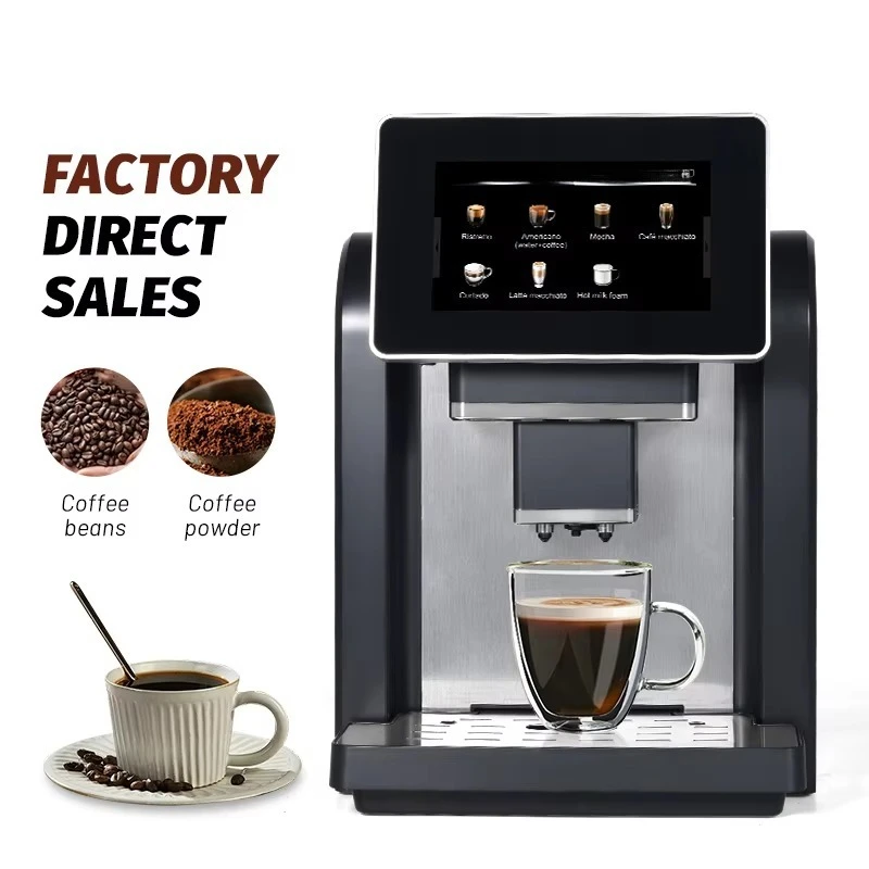 

Commercial Touch Screen Electric Multifunctional Automatic Espresso Coffee Maker Profesional Coffee Machine With Milk Frother
