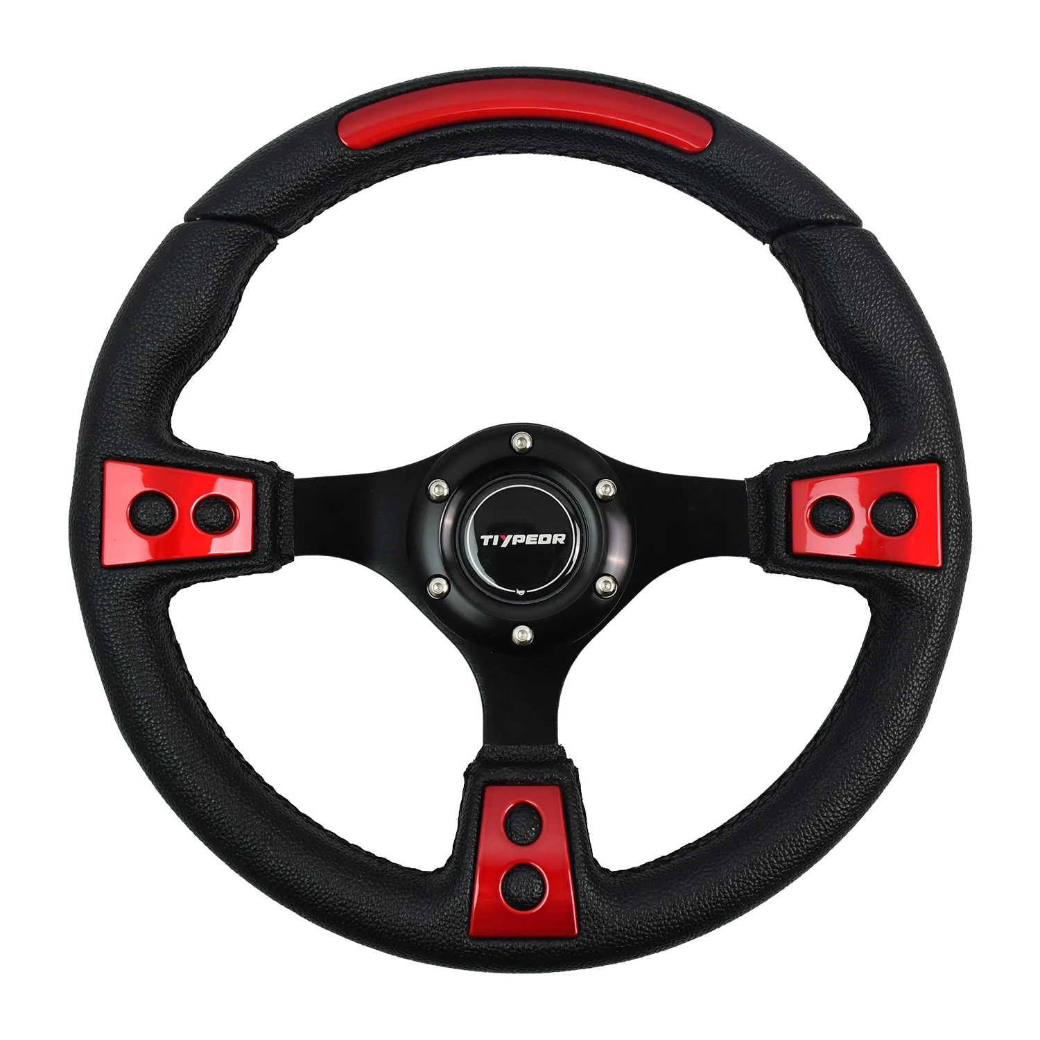 

Tiypeor Red Universal 320mm Steering Wheel 40mm Deep Bracket for Sim Gaming