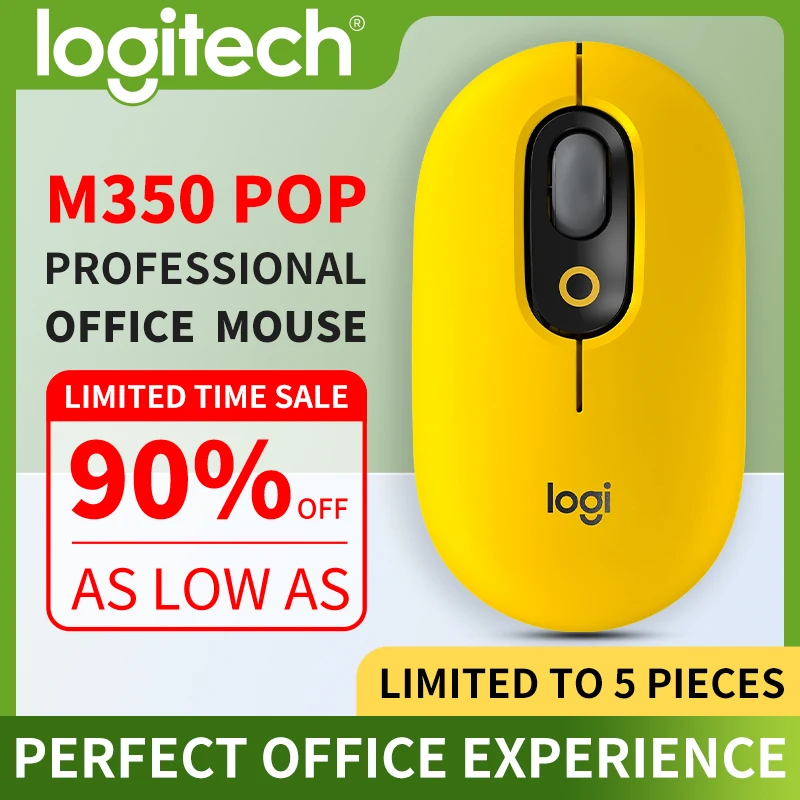 

Logitech Professional Office Mouse Collection Small, Quiet, Convenient to Carry, Comfortable to Feel M350/M350POP/M750/M650/M350
