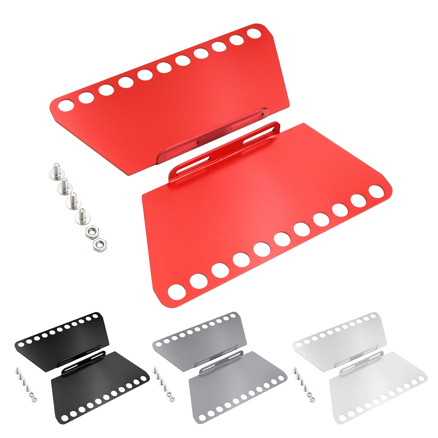 CNC Aluminum Alloy Pedal Side Plate Slider for MN78 MN D90 D91 D99S MN99SV2 1/12 RC Car Upgrade Parts Accessories