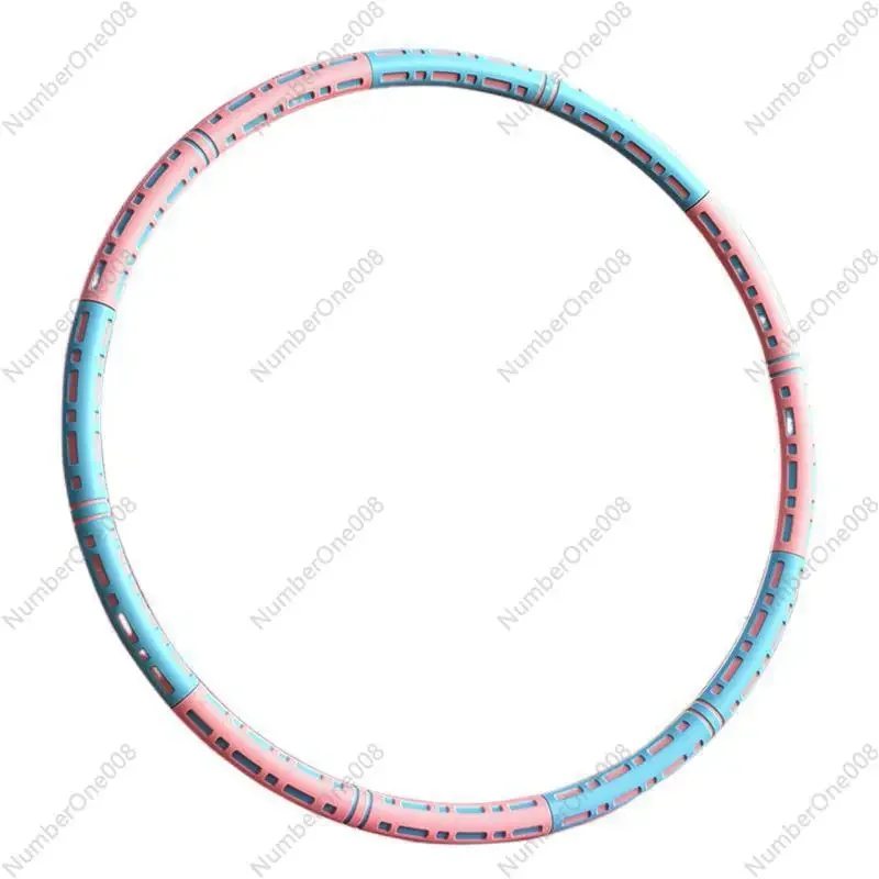 

Stainless Steel Weighted Hula Hoop, 6-Section Detachable Fitness Hoop for Adults, Abdominal Waist Trimmer for Home Workout