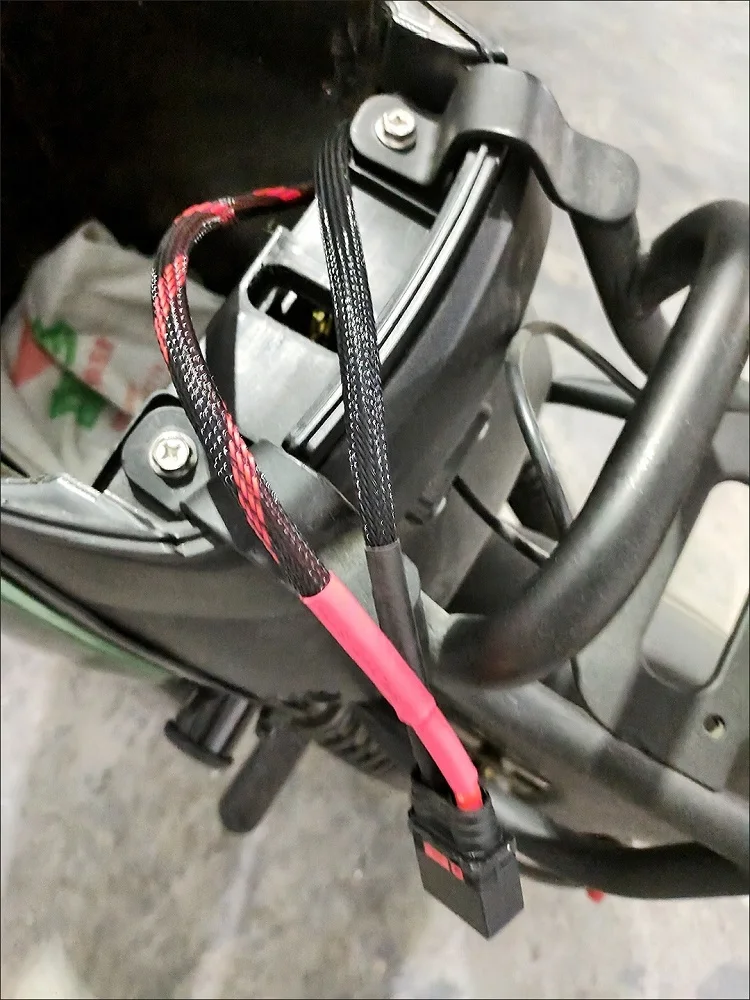 QS8-Anschluss-Umleitungsdraht für Motorrad-Elektrofahrzeug-Ausgangskabel, funkenfreie QS8-S-Steckdose, 6 AWG, 50 cm, M6-Anschluss – Detail 4