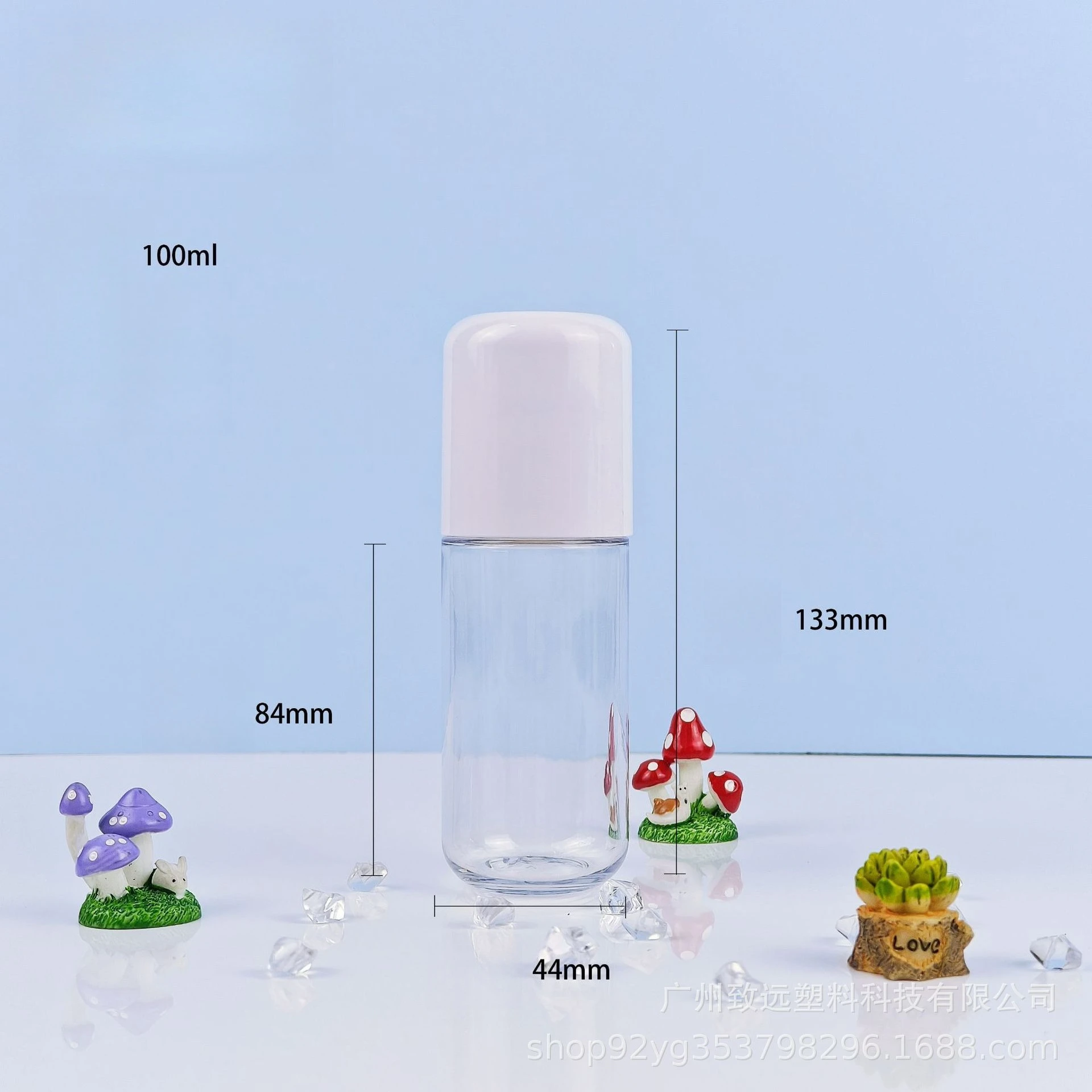 소형 스프레이 병 여행용 크기 100-150ML, 미세 미스트 플라스틱 스프레이 병, 토너, 향수, 얼굴 및 헤어 스프레이용 리필 가능