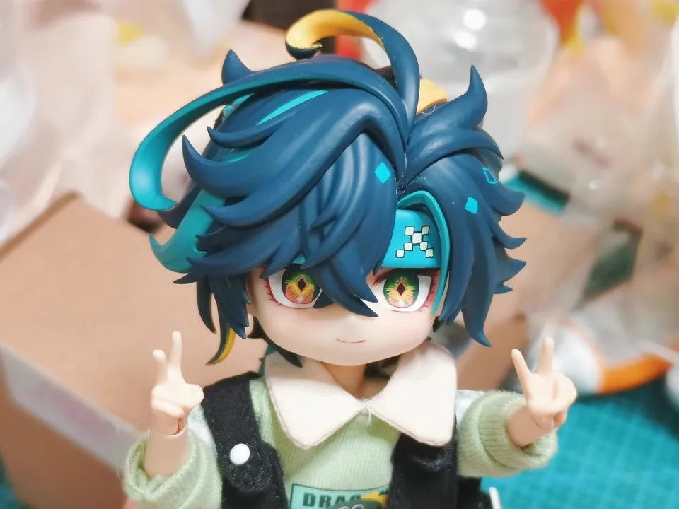 Kinich Ob11 Ob22 Doll Hair Face  Handmade  Head Customized Product Anime Game Cosplay Toy Accessories Free Shipping