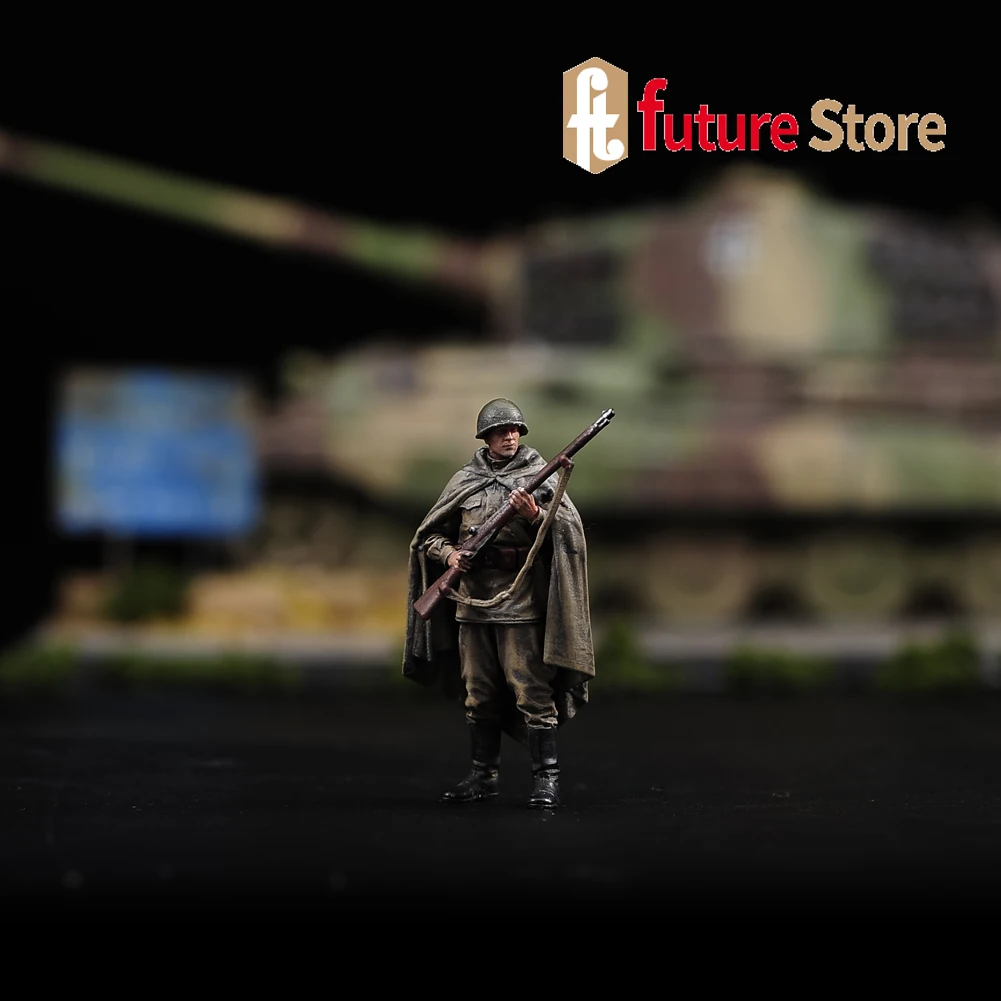 ANT DIY Handmade 1/72 1/35 World War II Soldier Painted Diorama Figure Model Miniature Creative Photography Car Model Match