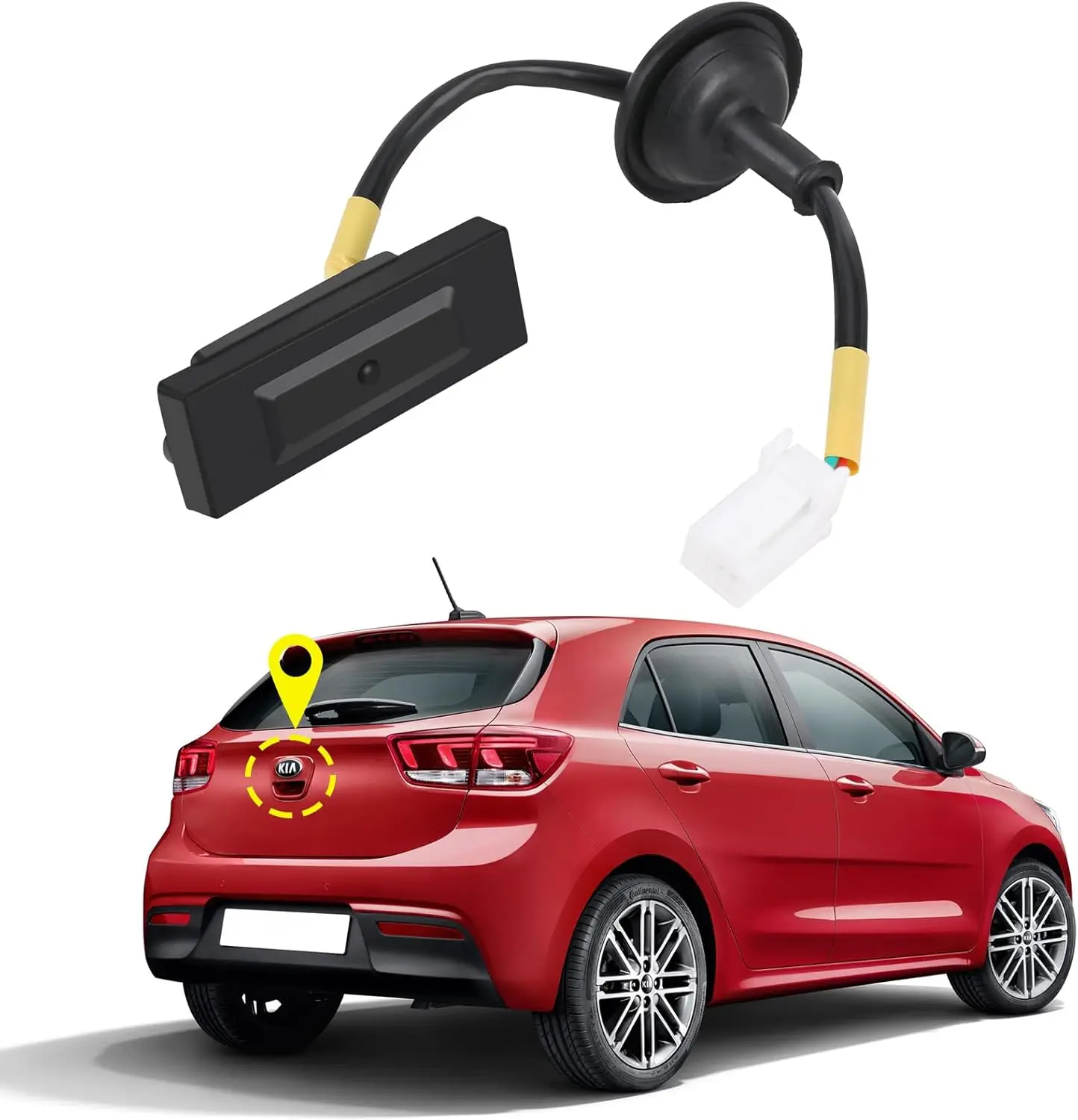 5/3/2/1 قطعة غطاء صندوق السيارة الخلفي قفل التمهيد الإصدار مقبض التبديل الباب الخلفي فتح زر لكيا ريو برايد 2012-2017Hyundai 812601W220