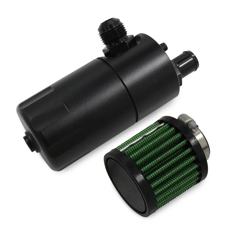 

10AN Oil Catch Can 10AN 5/8 Fuel Line Fitting Kit Universal Baffled Catch Can Kit With Fuel Hose