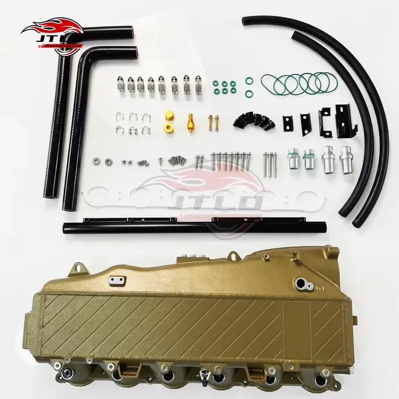 Semi-Cast Aluminum B58TU Gen 2 Intake Manifold with Intercooler Fuel Rail Port Injection for Toyota GR Supra A90A91 BMW