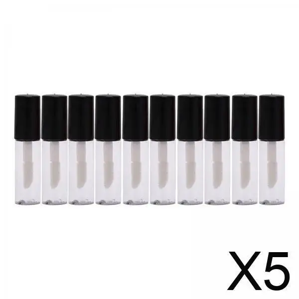 Tubi Vuoti per Lucidalabbra Ricaricabili, Confezione Campione, Contenitore Cosmetico Formato Viaggio per Donne e Ragazze, Kit Fai-da-Te