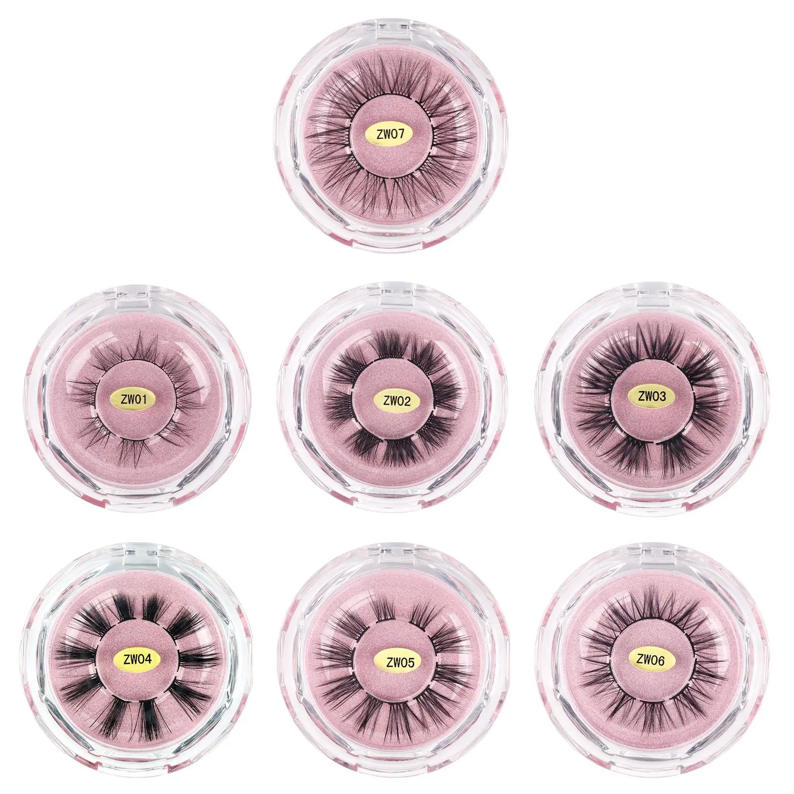 Self-Adhesive False Eyelash Segmented Comfortable Volume Soft Lashes Easy to