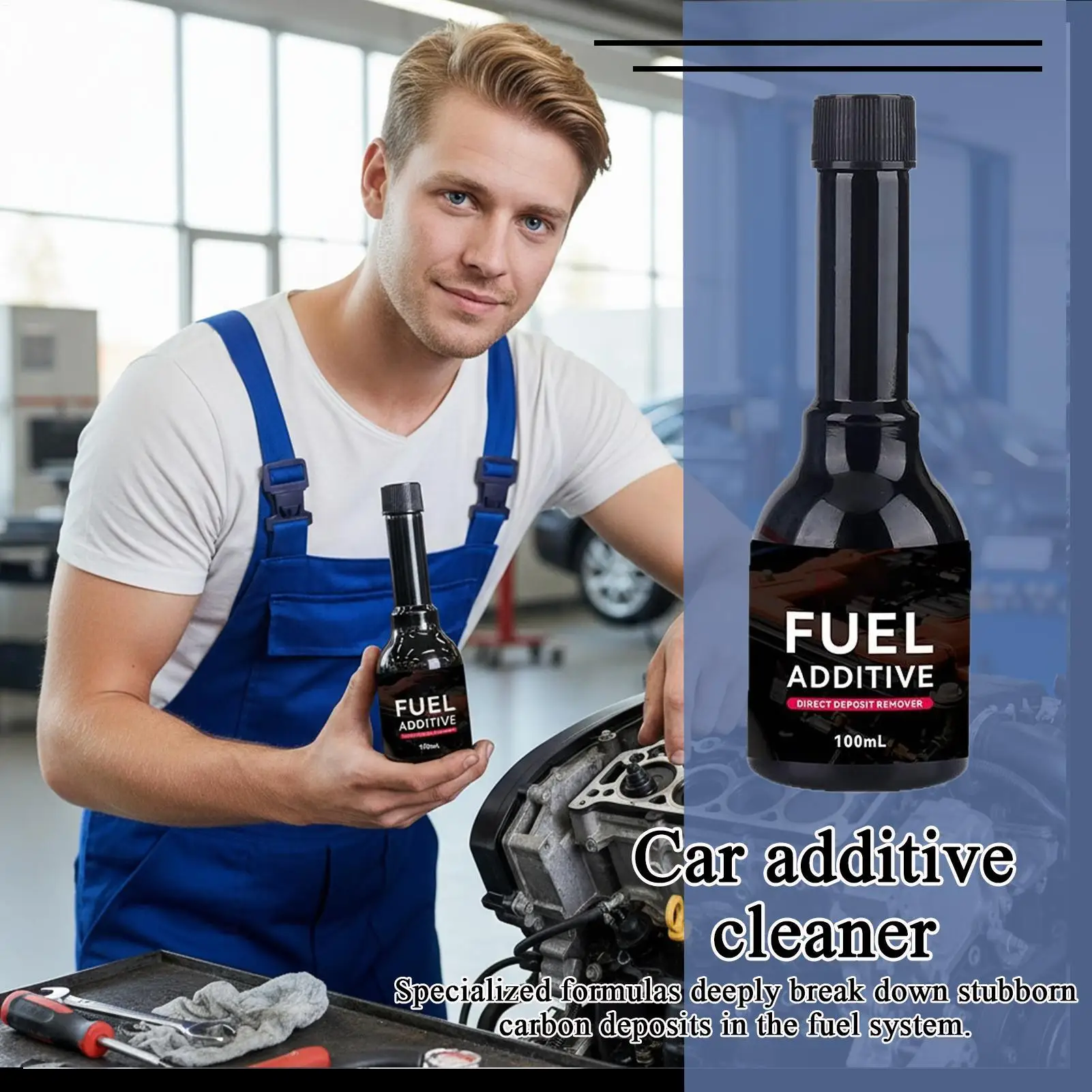 100ml Car Engine Combustion Chamber Cleaner Automotive Fuel System Additive For Improved Performance & Transmission Care