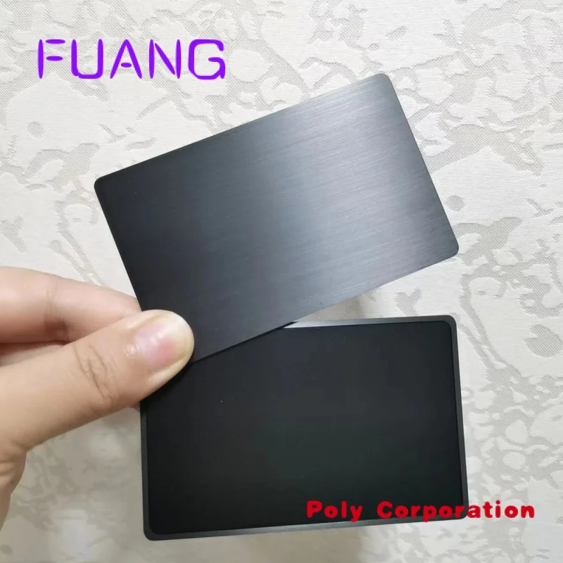 Qualidade superior Smart Identification Gravado Metal NFC Business Card