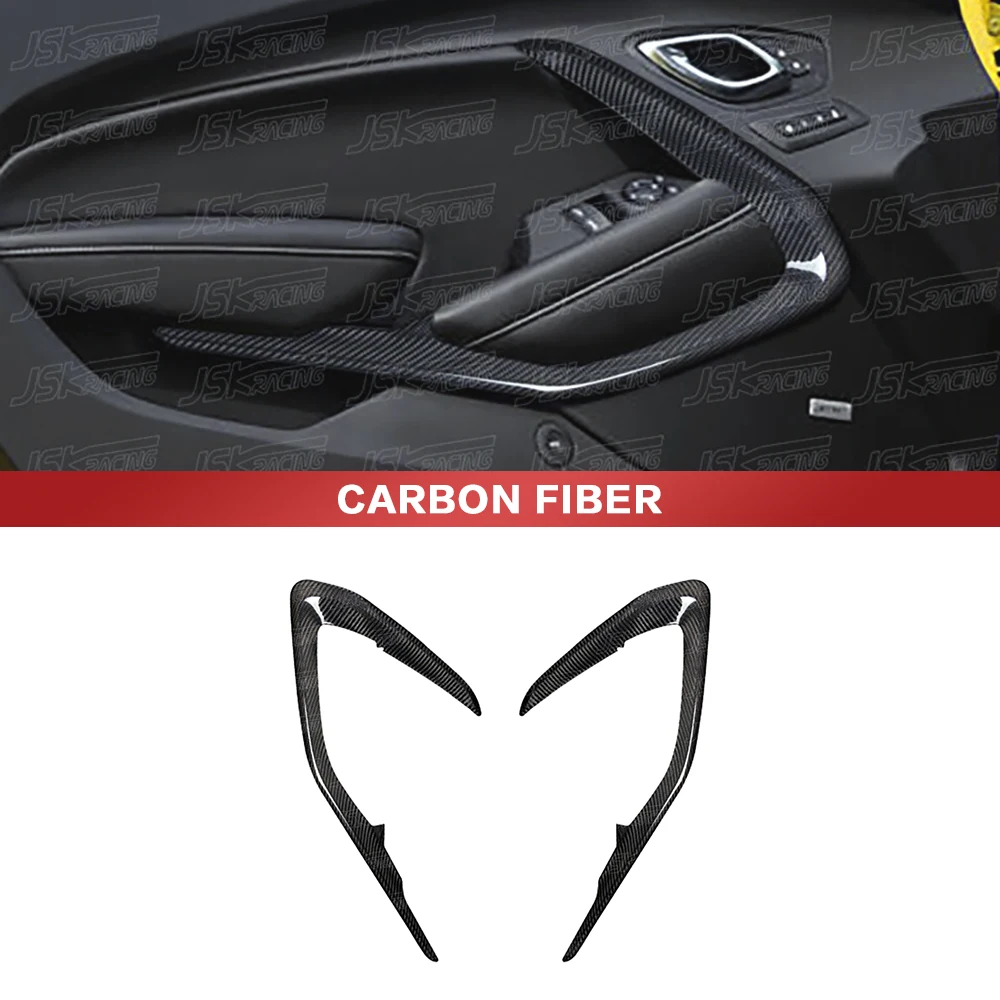 For Chevrolet Camaro 2016-2020 Carbon Fiber Door Handle Trim