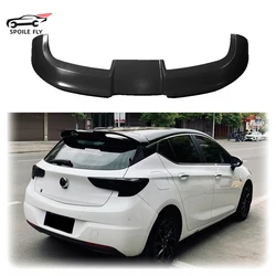 High Quality ABS Material Spoiler For Opel Astra K 2015-2018 Glossy Black Or Carbon Fiber Look Paint Rear Wing Body KIt