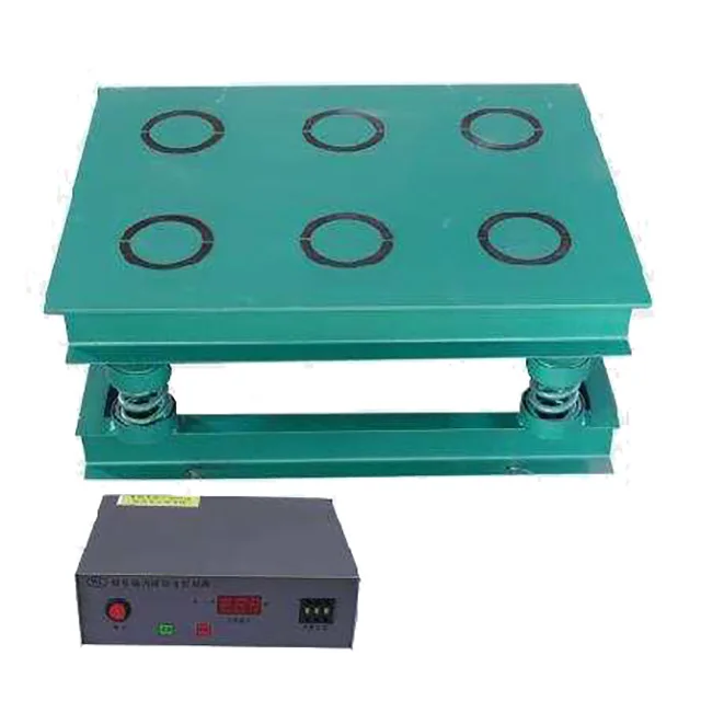 Para moldes de hormigón muestra EN12390 plataforma de mesa de vibración magnética