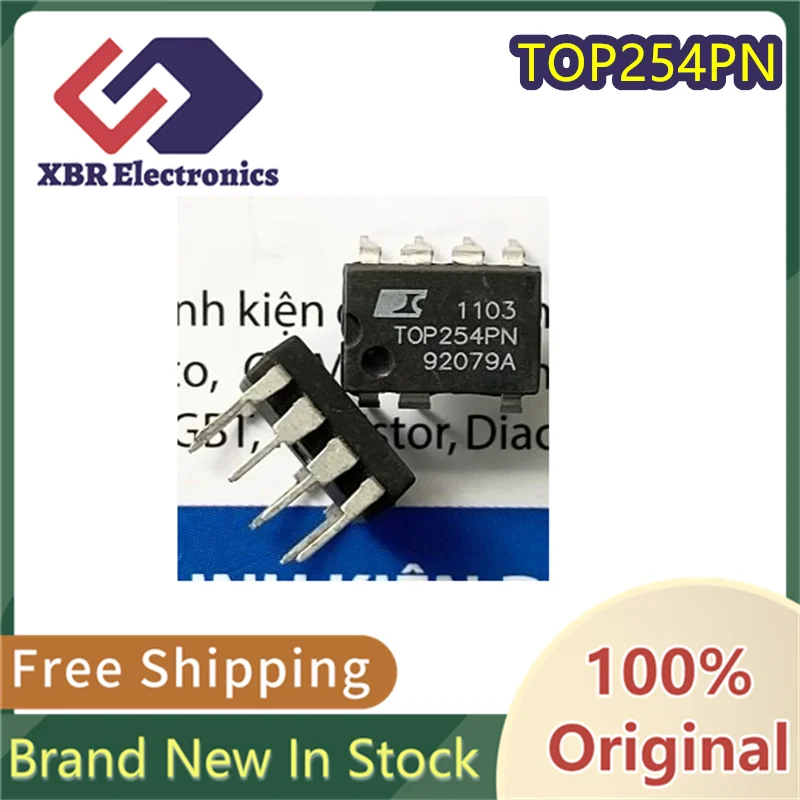 

(10/50 pieces) TOP254PN TOP254 DIP-7 direct plug LCD power drive management chip new original authentic spot free shipping