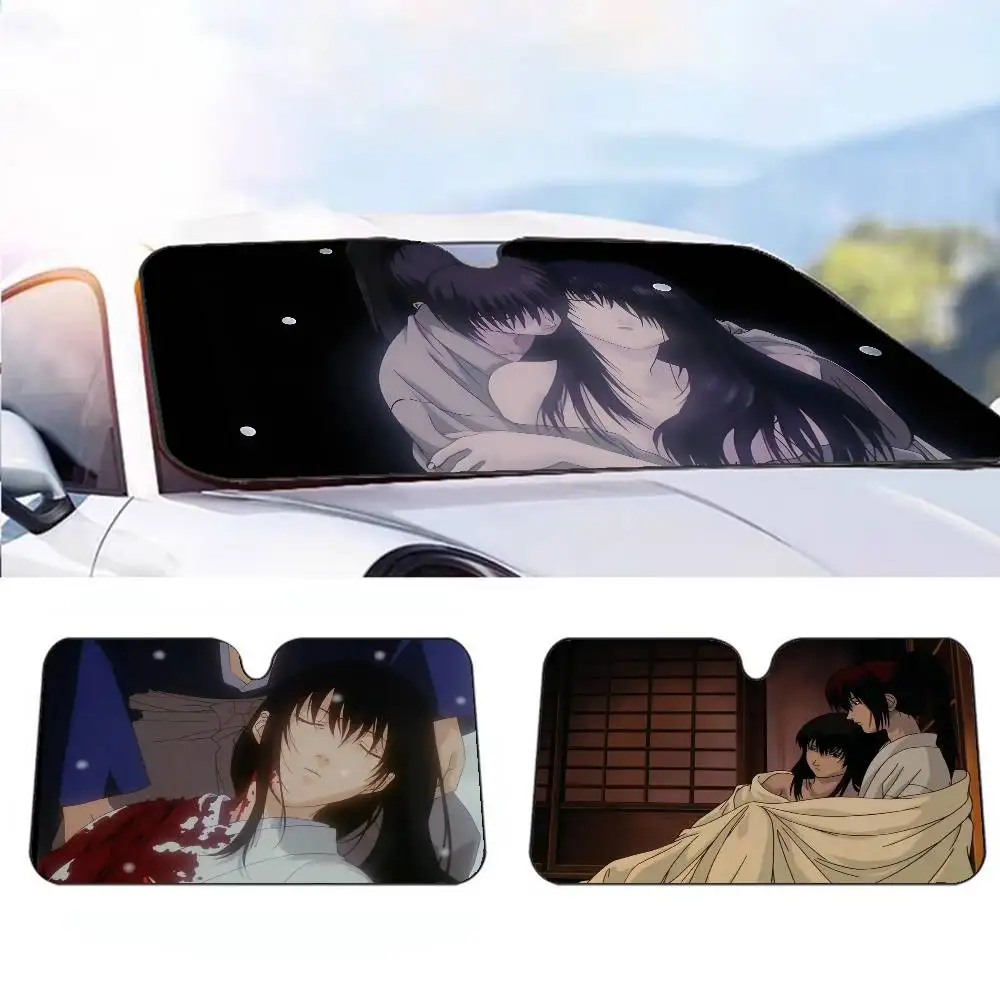 

R-Rurouni K-Kenshin Car SunShade Parasol Car Windshield Sun Shade UV Protection and Interior Cooler