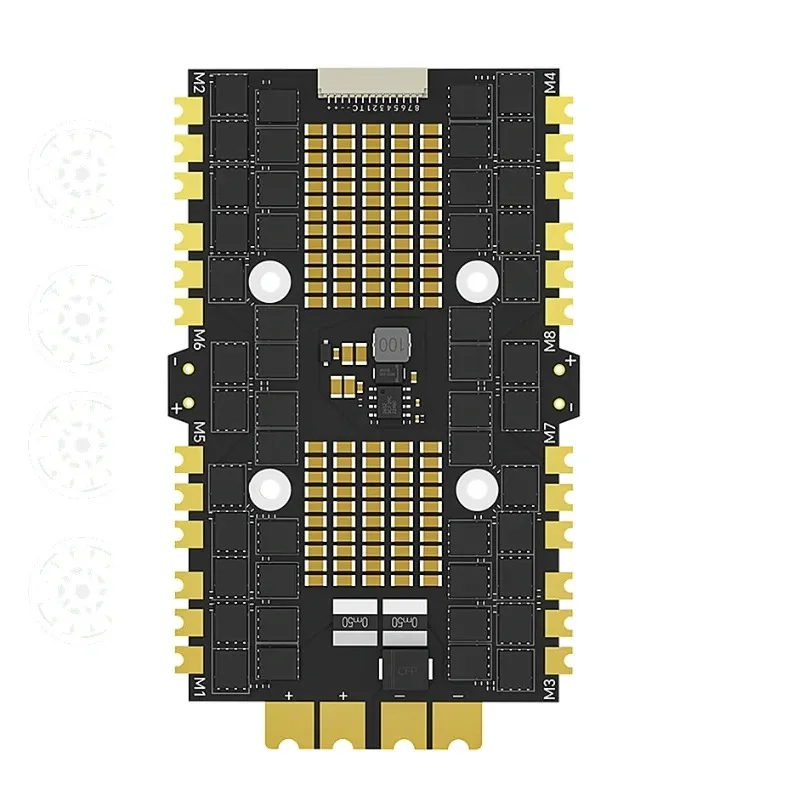 IFlight Thunder 80A 8-IN-1 ESC Blheli_32 2-8S Lipo Supports DShot DShot150/ 300/ 600/ MultiShot/ OneShot for RC FPV Drone