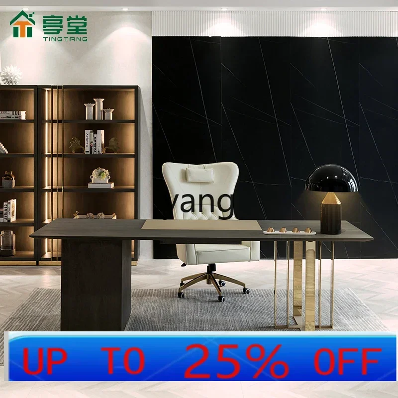 

LH minimalist desk stainless steel computer desk home study desk