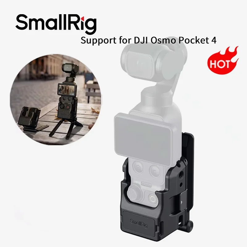 �y�Z�[�����zSmallRig ���@�\�P�[�W �}�O�l�b�g�}�E���g�t�� DJI Osmo Pocket 4 �p Arca-Swiss �f�X�N�g�b�v�z���_�[ 6003 �p