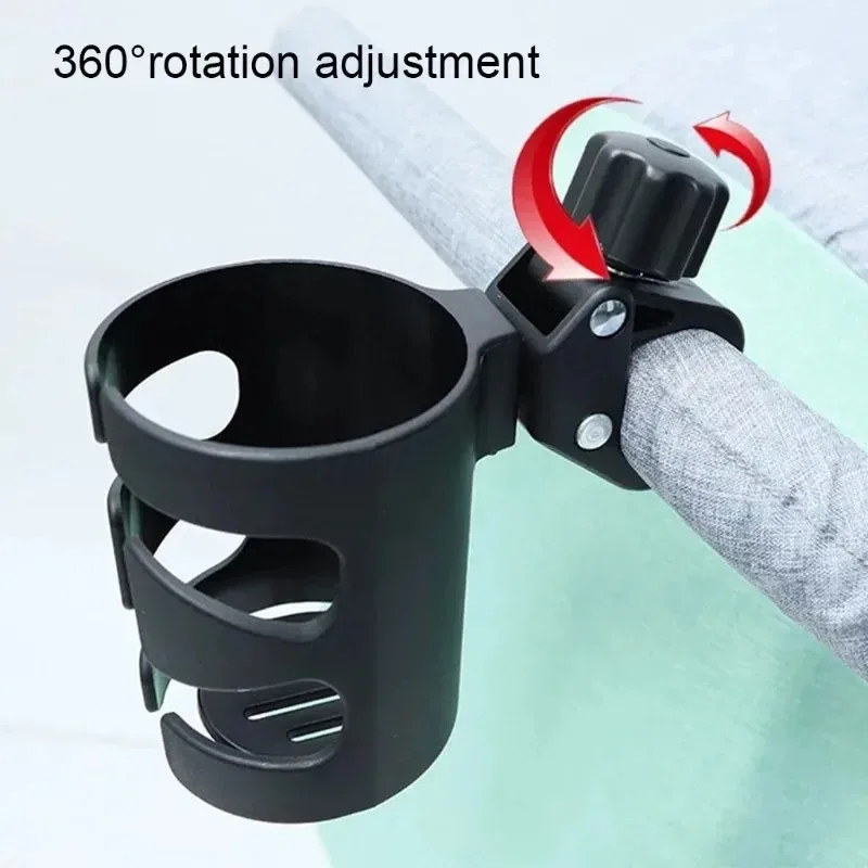 Universal Stroller Cup Holder Baby Stroller Accessories Bottle Rack 360 Rotatay Drink Bottle Holder for Stroller/Bike/Wheelchair