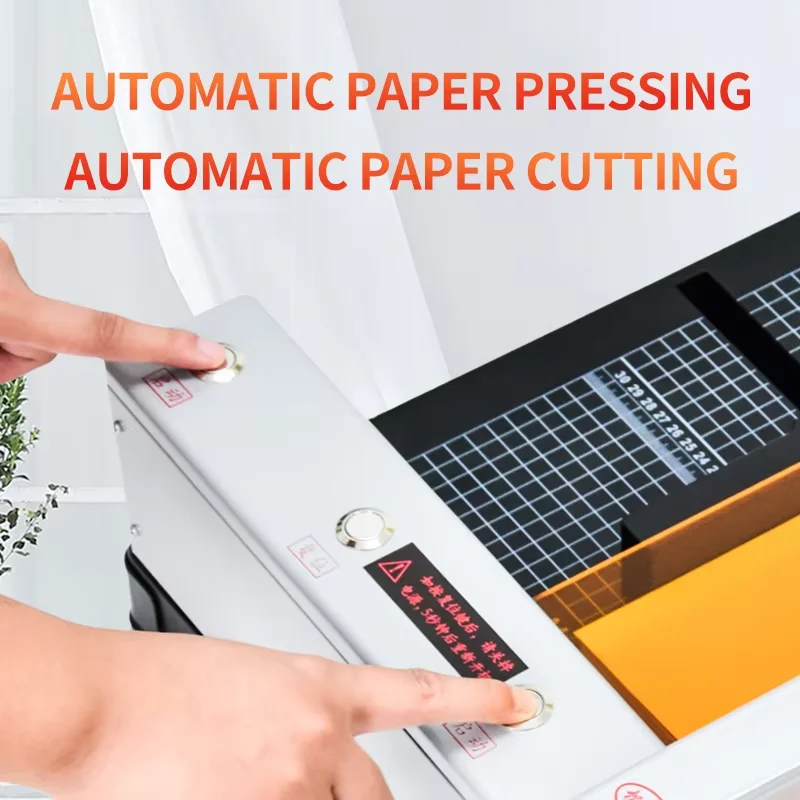 

G480 Electric CNC A4 Paper Cutting Machine CNC Guillotine Trimmer Automatic Cutter Paper Cutter Of Document And Book Cutter