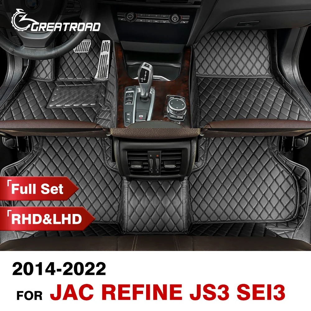 

Автомобильные коврики для JAC Refine JS3 SEi3 2014-2022, индивидуальные автомобильные накладки на ножки, коврик, аксессуары для интерьера