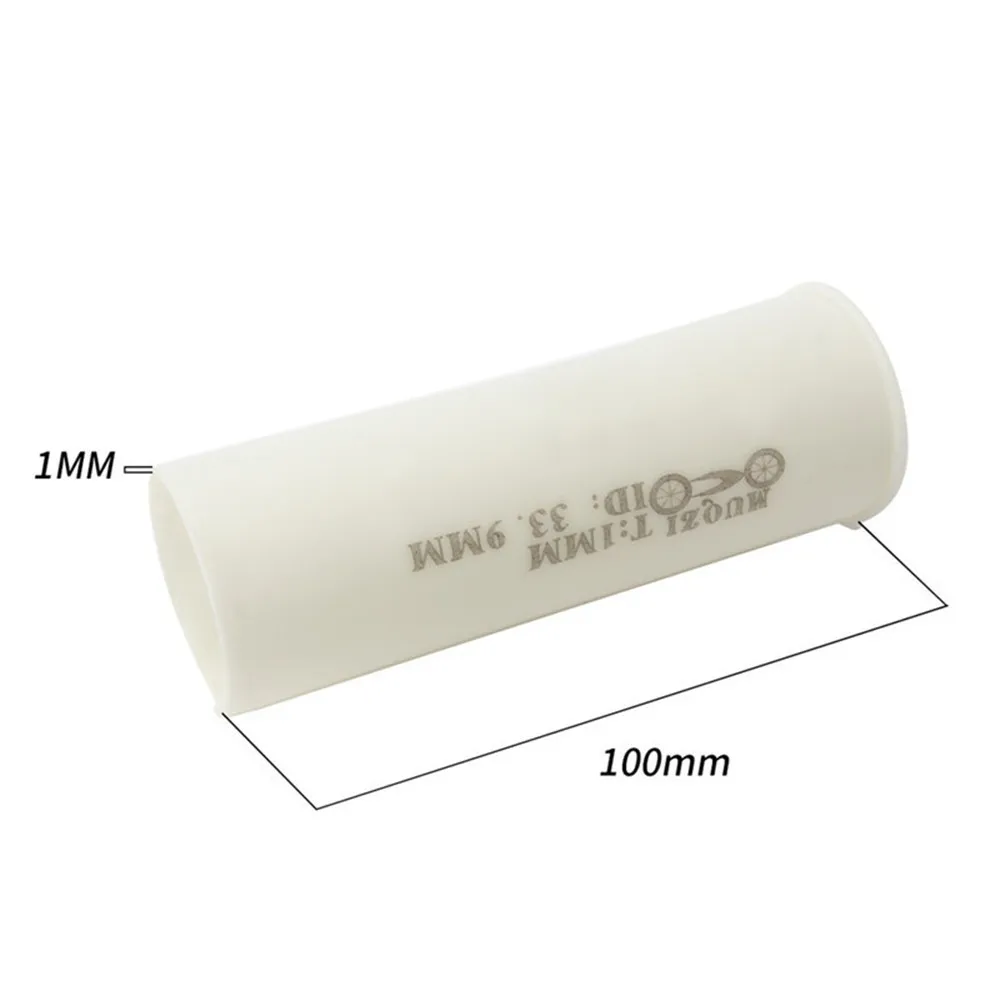 Sleeve Reducer Seat Post Tube Adapter Folding Bike Seatpost Sleeve Shim Tube Adapter Reduces Seat Tube Diameter White